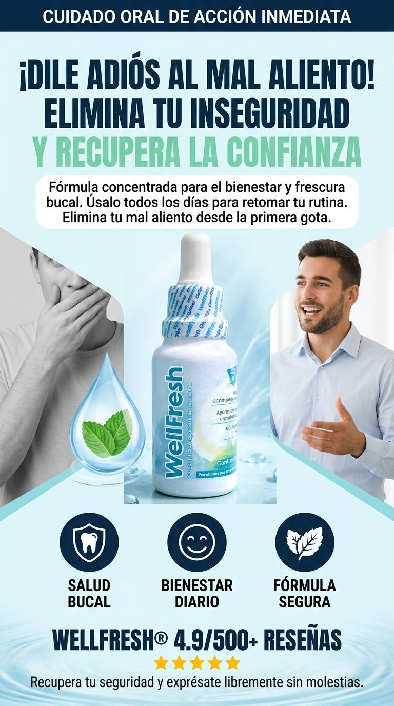 WellFresh TRATAMIENTO PARA ELIMINAR EL MAL ALIENTO