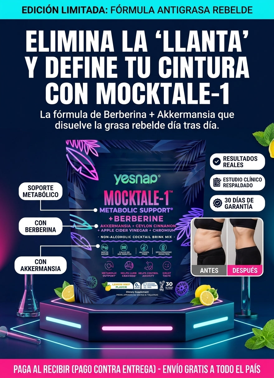 YESNAP MOCKTALE 1 MATABOLIC QUEMADOR DE GRASA REBELDE