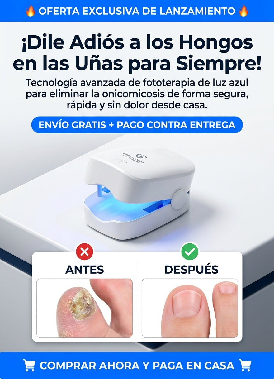 Láser Antihongos Para Uñas Con Luz LED