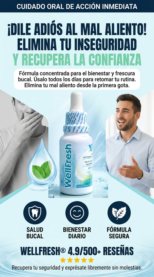 WellFresh TRATAMIENTO PARA ELIMINAR EL MAL ALIENTO