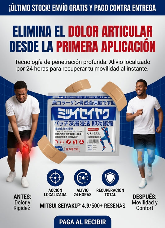 PARCHES PARA DOLORES ARTICULARES Y MUSCULARES