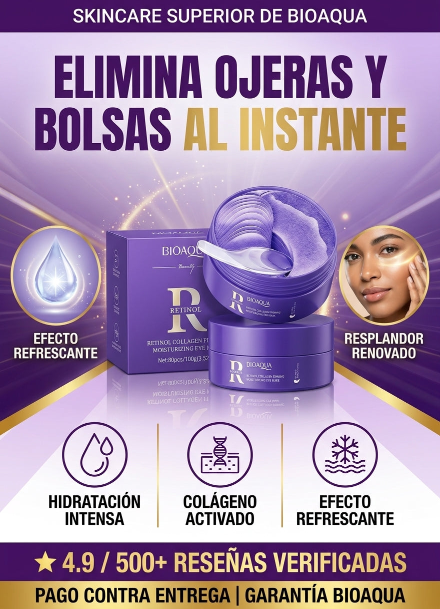PARCHES DE COLAGENO CON RETINOL