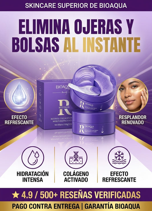 PARCHES DE COLAGENO CON RETINOL