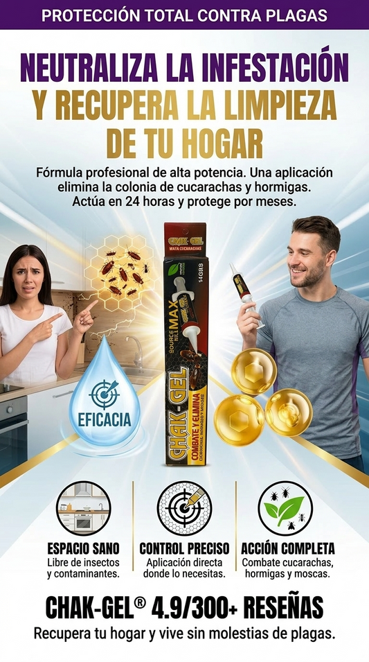 CHACK GEL MATA CUCARACHAS