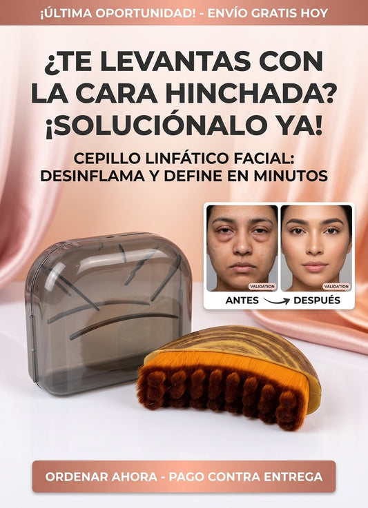 Cepillo Facial Para Masajes de Drenaje Linfatico