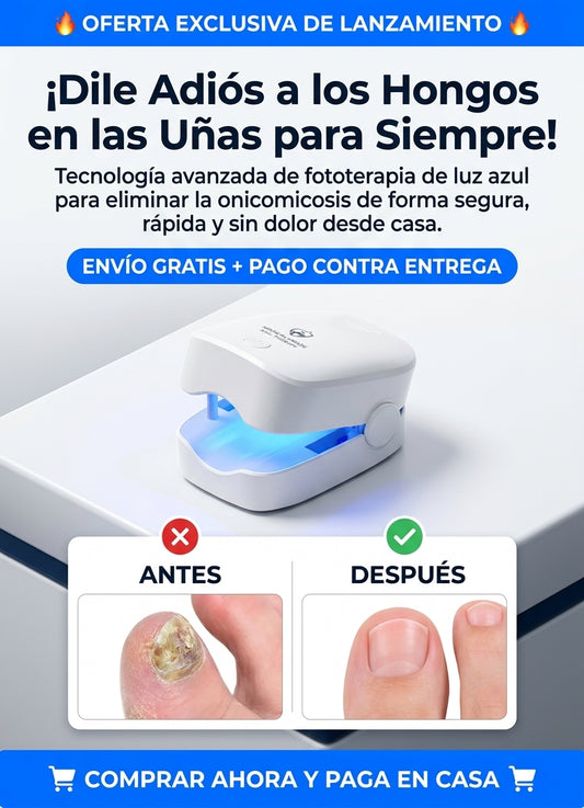 Láser Antihongos Para Uñas Con Luz LED