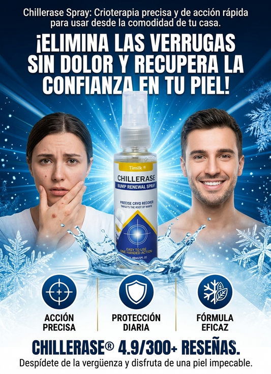 ChillErase Spray de Verrugas